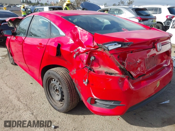 2018 Honda Civic LX with VIN 2HGFC2F58JH542199, listed as a IAAI auction lot 41707383 with 80,698 mi miles and . Bid and sale history available at carsss.com. Image 3.