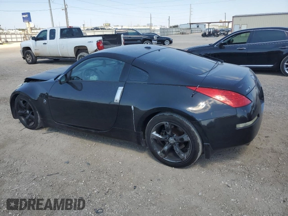 2007 Nissan 350Z with VIN JN1BZ34D27M504665, listed as a Copart auction lot 74428404 with 142,778 mi miles and Salvage Title. Bid and sale history available at DreamBid. Image 2.
