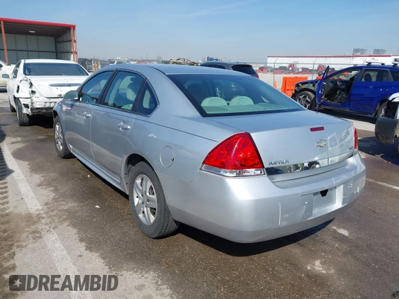 2010 Chevrolet Impala LS with VIN 2G1WA5EK4A1161609, listed as a IAAI auction lot 41889517 with 124,484 mi miles and . Bid and sale history available at DreamBid. Image 3.