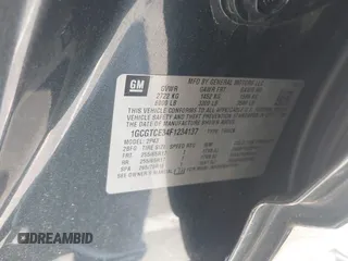 2015 Chevrolet Colorado 4WD Z71 z VIN 1GCGTCE34F1234137, wystawiony jako IAAI lot #42188520 z przebiegiem 205 813 mil mil oraz . Historia ofert i sprzedaży dostępna na DreamBid. Obrazek 9.