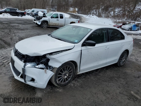 2013 Volkswagen Jetta Sedan S with VIN 3VW2K7AJ2DM352791, listed as a Copart auction lot 45966795 with 189,105 mi miles and Salvage Title. Bid and sale history available at carsss.com. Image 1.