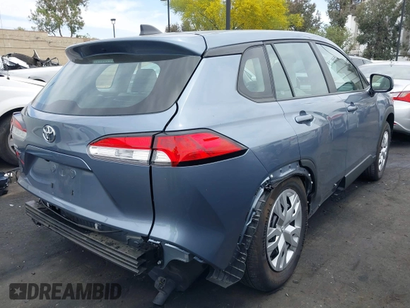 2024 Toyota Corolla Cross L with VIN 7MUAAAAG4RV106731, listed as a IAAI auction lot 42373872 with 13,065 mi miles and . Bid and sale history available at DreamBid. Image 4.