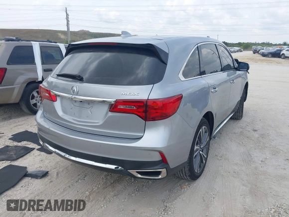 2020 Acura MDX w/Technology Pkg with VIN 5J8YD3H56LL001067, listed as a IAAI auction lot 41866822 with 54,998 mi miles. Bid and sale history available at carsss.com. Image 4.