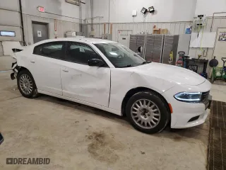 2023 Dodge Charger Police with VIN 2C3CDXKG4PH519907, listed as a Copart auction lot 89284855 with 49,383 mi miles and Salvage Title. Bid and sale history available at carsss.com. Image 4.
