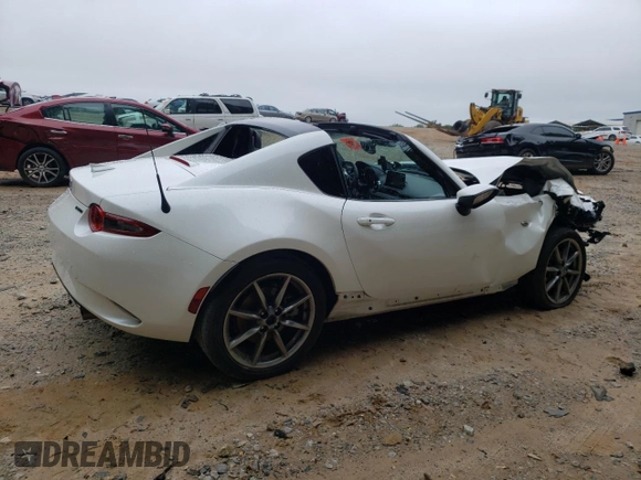 2023 Mazda MX-5 Miata Grand Touring with VIN JM1NDAM73P0551704, listed as a Copart auction lot 58500695 with Not provided miles and Salvage title. Bid and sale history available at DreamBid. Image 3.
