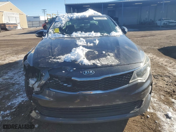 2017 Kia Optima LX 1.6T with VIN 5XXGT4L11HG142983, listed as a Copart auction lot 42417035 with 96,235 mi miles and Salvage Title. Bid and sale history available at carsss.com. Image 5.