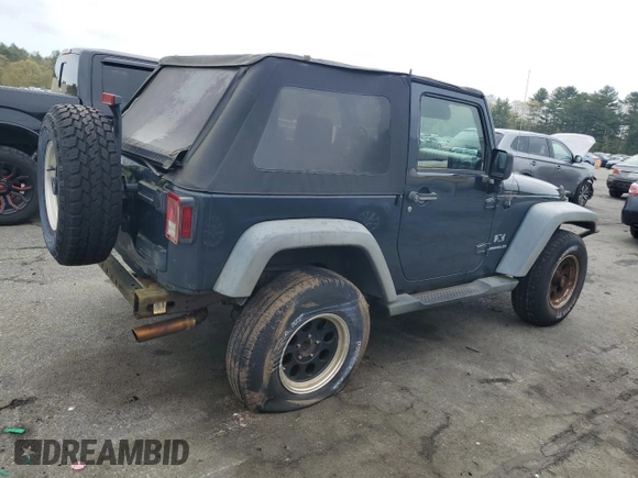 2008 Jeep Wrangler X with VIN 1J4FA24108L617862, listed as a Copart auction lot 55453715 with 258,068 mi miles and Clean Title. Bid and sale history available at DreamBid. Image 3.
