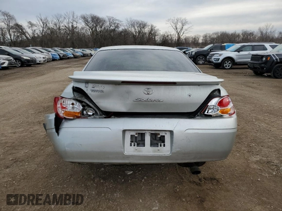 2002 Toyota Solara SE with VIN 2T1CE22P92C009096, listed as a Copart auction lot 46805025 with 182,667 mi miles and Salvage Title. Bid and sale history available at carsss.com. Image 6.