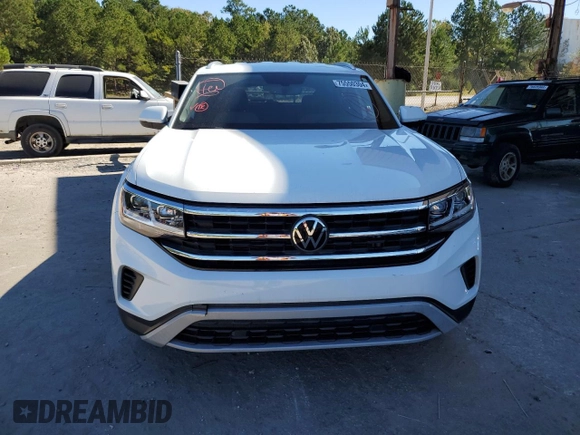 2023 Volkswagen Atlas SE with VIN 1V2DC2CA2PC213368, listed as a Copart auction lot 75550304 with 12,344 mi miles and Salvage title. Bid and sale history available at DreamBid. Image 5.