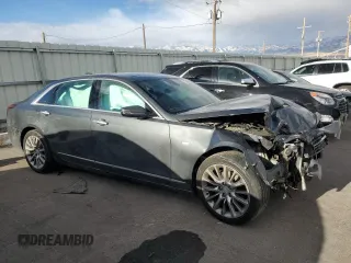 2017 Cadillac CT6 Luxury RWD with VIN 1G6KC5RXXHU149634, listed as a Copart auction lot 77907824 with 150,902 mi miles and Salvage title. Bid and sale history available at DreamBid. Image 4.