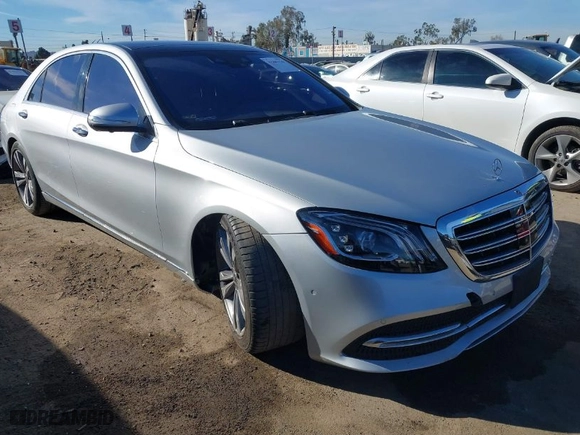 2019 Mercedes-Benz S-Class S 560 with VIN WDDUG8DB5KA476013, listed as a IAAI auction lot 41407139 with 60,899 mi miles. Bid and sale history available at carsss.com. Image 1.