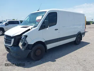 2017 Mercedes-Benz Sprinter Cargo Worker with VIN WD3PE7CD7HP561915, listed as a IAAI auction lot 41915896 with Not Provided miles. Bid and sale history available at carsss.com. Image 2.