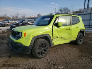 2018 Jeep Renegade Latitude with VIN ZACCJBBB3JPJ44638, listed as a Copart auction lot 47425925 with 140,308 mi miles and Salvage Title. Bid and sale history available at carsss.com. Image 1.