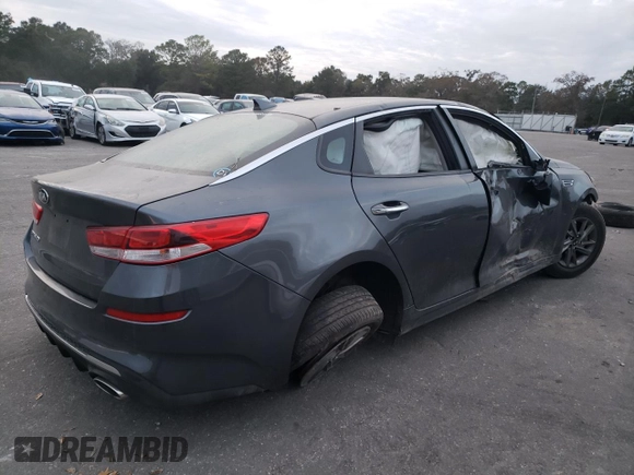 2020 Kia Optima LX with VIN 5XXGT4L37LG387460, listed as a Copart auction lot 82991224 with 83,311 mi miles and Salvage Title. Bid and sale history available at carsss.com. Image 3.