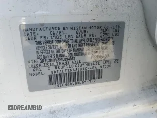 2021 Nissan Versa S with VIN 3N1CN8DV8ML894957, listed as a Copart auction lot 56838415 with 30,233 mi miles and Salvage title. Bid and sale history available at DreamBid. Image 12.