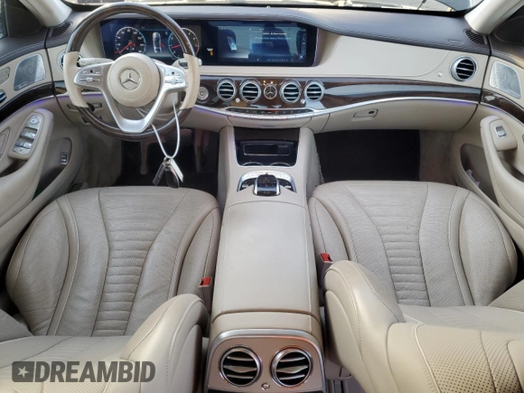 2018 Mercedes-Benz S 560 with VIN WDDUG8GB4JA387477, listed as a Copart auction lot 86575774 with 53,624 mi miles and Salvage Title. Bid and sale history available at carsss.com. Image 8.