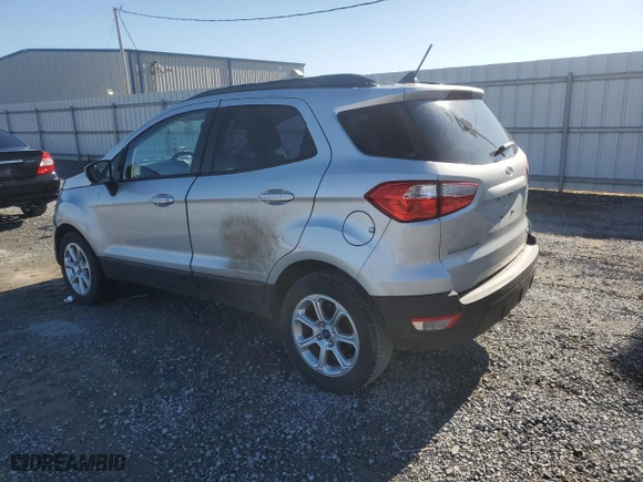 2020 Ford EcoSport SE with VIN MAJ3S2GE0LC337961, listed as a Copart auction lot 48628565 with 0 mi miles and Clean Title. Bid and sale history available at carsss.com. Image 2.
