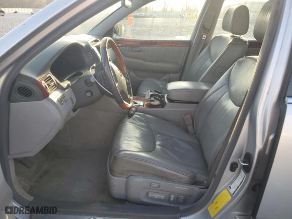 2005 Lexus LS 430 with VIN JTHBN36F455000289, listed as a Copart auction lot 49327995 with 28,552 mi miles and Clean Title. Bid and sale history available at carsss.com. Image 7.