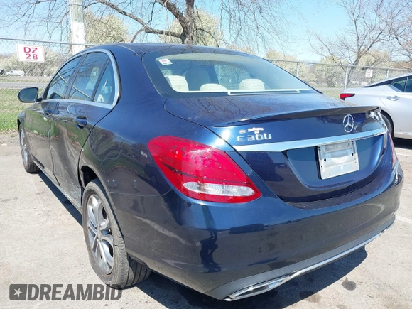 2015 Mercedes-Benz C 300 with VIN 55SWF4JB7FU059751, listed as a IAAI auction lot 42039373 with 59,625 mi miles and . Bid and sale history available at DreamBid. Image 3.