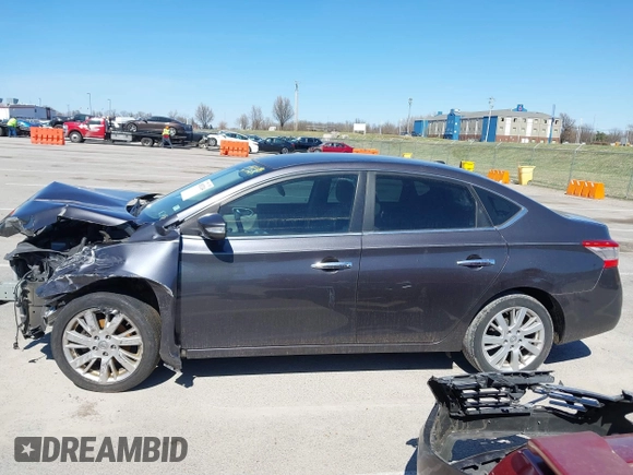 2013 Nissan Sentra SV with VIN 3N1AB7AP0DL706058, listed as a IAAI auction lot 41823244 with 149,209 mi miles. Bid and sale history available at carsss.com. Image 15.