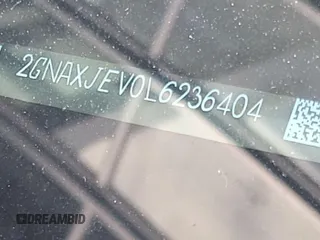 2020 Chevrolet Equinox LT with VIN 2GNAXJEV0L6236404, listed as a IAAI auction lot 42619695 with 77,124 mi miles and . Bid and sale history available at DreamBid. Image 15.