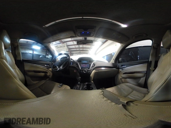 2014 Acura MDX with VIN 5FRYD3H28EB003234, listed as a IAAI auction lot 41101167 with 192,090 mi miles. Bid and sale history available at carsss.com. Image 22.