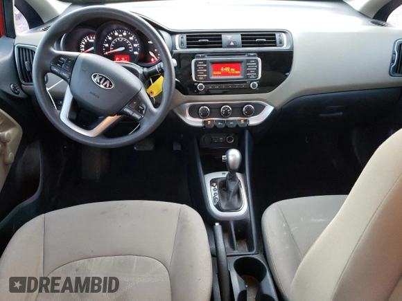 2017 Kia Rio LX with VIN KNADM4A38H6049667, listed as a Copart auction lot 80055054 with 77,445 mi miles and Clean Title. Bid and sale history available at carsss.com. Image 8.