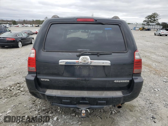 2007 Toyota 4Runner SR5 with VIN JTEZU14R678075853, listed as a Copart auction lot 87528465 with 243,504 mi miles and Clean Title. Bid and sale history available at carsss.com. Image 6.