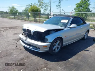 2002 BMW 3 Series 325Ci with VIN WBABS33492PG86813, listed as a IAAI auction lot 42074468 with 136,299 mi miles and . Bid and sale history available at DreamBid. Image 2.