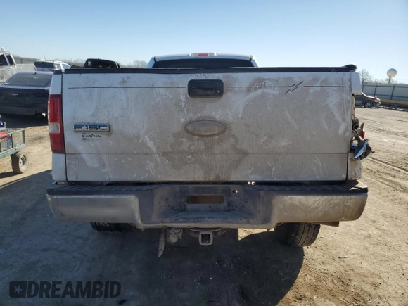 2007 Ford F-150 XL with VIN 1FTVX14577NA63235, listed as a Copart auction lot 47297735 with Not Provided miles and Salvage Title. Bid and sale history available at carsss.com. Image 6.