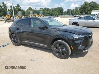 2023 Buick Envision Preferred with VIN LRBAZLR44PD018861, listed as a Copart auction lot 68694954 with 11,612 mi miles and Salvage Title. Bid and sale history available at carsss.com. Image 4.