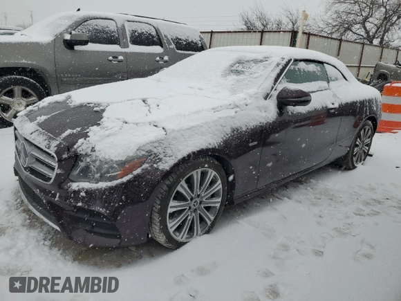 2018 Mercedes-Benz E-Class E 400 with VIN WDD1K6GB6JF023022, listed as a Copart auction lot 87955415 with 0 mi miles and Clean Title. Bid and sale history available at carsss.com. Image 1.
