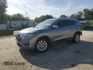 2018 Nissan Rogue SV with VIN KNMAT2MT7JP580223, listed as a Copart auction lot 53661485 with 64,519 mi miles and Salvage Title. Bid and sale history available at carsss.com. Image 1.
