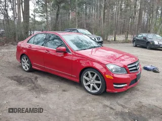 2014 Mercedes-Benz C-Class C 300 Sport with VIN WDDGF8AB3EA967298, listed as a IAAI auction lot 41810279 with 69,664 mi miles. Bid and sale history available at carsss.com. Image 1.