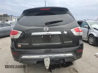 2016 Nissan Pathfinder Platinum with VIN 5N1AR2MN5GC623078, listed as a Copart auction lot 82706664 with 0 mi miles and Salvage Title. Bid and sale history available at carsss.com. Image 6.