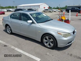 2006 BMW 5 Series 525xi z VIN WBANF33596CS37359, wystawiony jako IAAI lot #42727401 z przebiegiem 233 424 mil mil oraz . Historia ofert i sprzedaży dostępna na DreamBid. Obrazek 1.