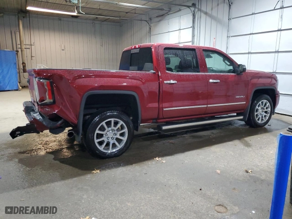 2018 GMC Sierra 1500 Denali with VIN 3GTU2PEC6JG159626, listed as a Copart auction lot 81371384 with 101,456 mi miles and Salvage Title. Bid and sale history available at carsss.com. Image 3.