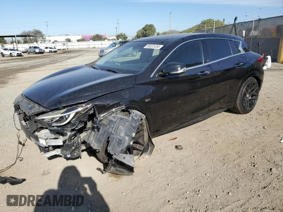 2017 Infiniti QX30 Premium with VIN SJKCH5CP2HA021527, listed as a Copart auction lot 85022454 with 86,799 mi miles and Salvage Title. Bid and sale history available at DreamBid. Image 1.