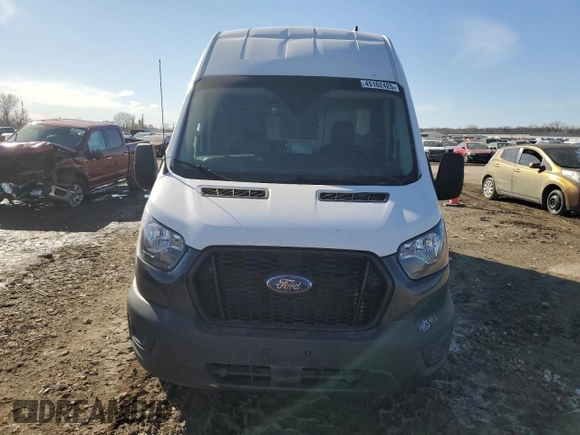 2021 Ford Transit Cargo with VIN 1FTBR1X87MKA46404, listed as a Copart auction lot 45162425 with 81,901 mi miles and Salvage Title. Bid and sale history available at DreamBid. Image 5.