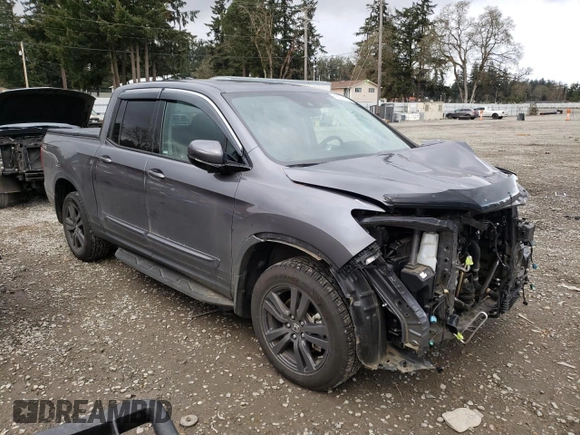 2020 Honda Ridgeline Sport with VIN 5FPYK3F17LB026123, listed as a Copart auction lot 88800675 with 89,188 mi miles and Salvage title. Bid and sale history available at DreamBid. Image 4.
