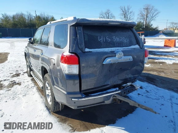 2012 Toyota 4Runner SR5 with VIN JTEBU5JR9C5104478, listed as a IAAI auction lot 41538280 with 138,795 mi miles and . Bid and sale history available at DreamBid. Image 3.