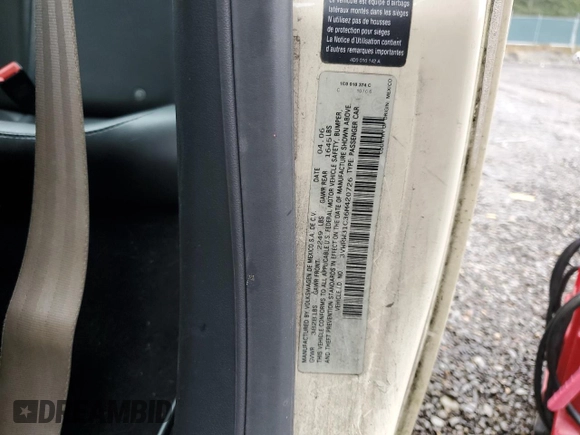 2006 Volkswagen Beetle with VIN 3VWRW31C36M420726, listed as a Copart auction lot 84332874 with 110,338 mi miles and Salvage title. Bid and sale history available at DreamBid. Image 12.