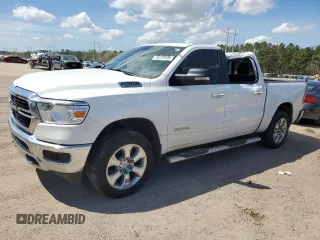 2020 Ram 1500 Big Horn with VIN 1C6SRFFT7LN359430, listed as a Copart auction lot 50228925 with 141,636 mi miles and Salvage Title. Bid and sale history available at carsss.com. Image 1.