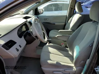 2012 Toyota Sienna with VIN 5TDZK3DC9CS205163, listed as a Copart auction lot 88674625 with 159,635 mi miles and Salvage title. Bid and sale history available at DreamBid. Image 7.