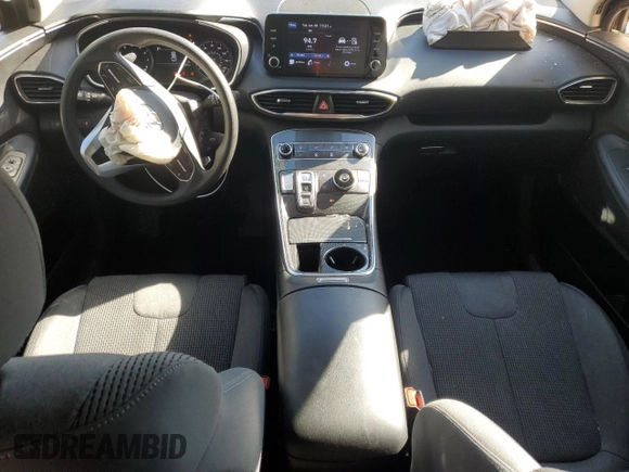 2021 Hyundai Santa Fe SE with VIN 5NMS14AJ2MH320804, listed as a Copart auction lot 89352445 with 81,529 mi miles and Salvage Title. Bid and sale history available at carsss.com. Image 8.
