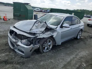 2016 BMW 3 Series 328i with VIN WBA8E9G54GNT42989, listed as a Copart auction lot 57105385 with 76,875 mi miles and Salvage title. Bid and sale history available at DreamBid. Image 1.
