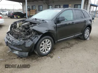 2010 Ford Edge SEL with VIN 2FMDK3JC7ABB58787, listed as a Copart auction lot 52556455 with 185,414 mi miles and Salvage Title. Bid and sale history available at carsss.com. Image 1.