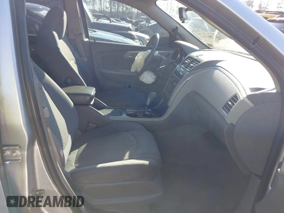 2012 Chevrolet Traverse LS with VIN 1GNKREED3CJ195606, listed as a IAAI auction lot 38613217 with 121,328 mi miles and . Bid and sale history available at DreamBid. Image 5.
