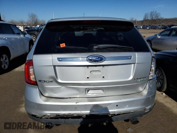 2012 Ford Edge Limited with VIN 2FMDK3K92CBA91537, listed as a Copart auction lot 46669425 with 186,595 mi miles and Salvage Title. Bid and sale history available at carsss.com. Image 6.