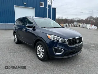 2016 Kia Sorento LX with VIN 5XYPGDA52GG143032, listed as a Copart auction lot 52054545 with 104,317 mi miles and Clean Title. Bid and sale history available at carsss.com. Image 1.
